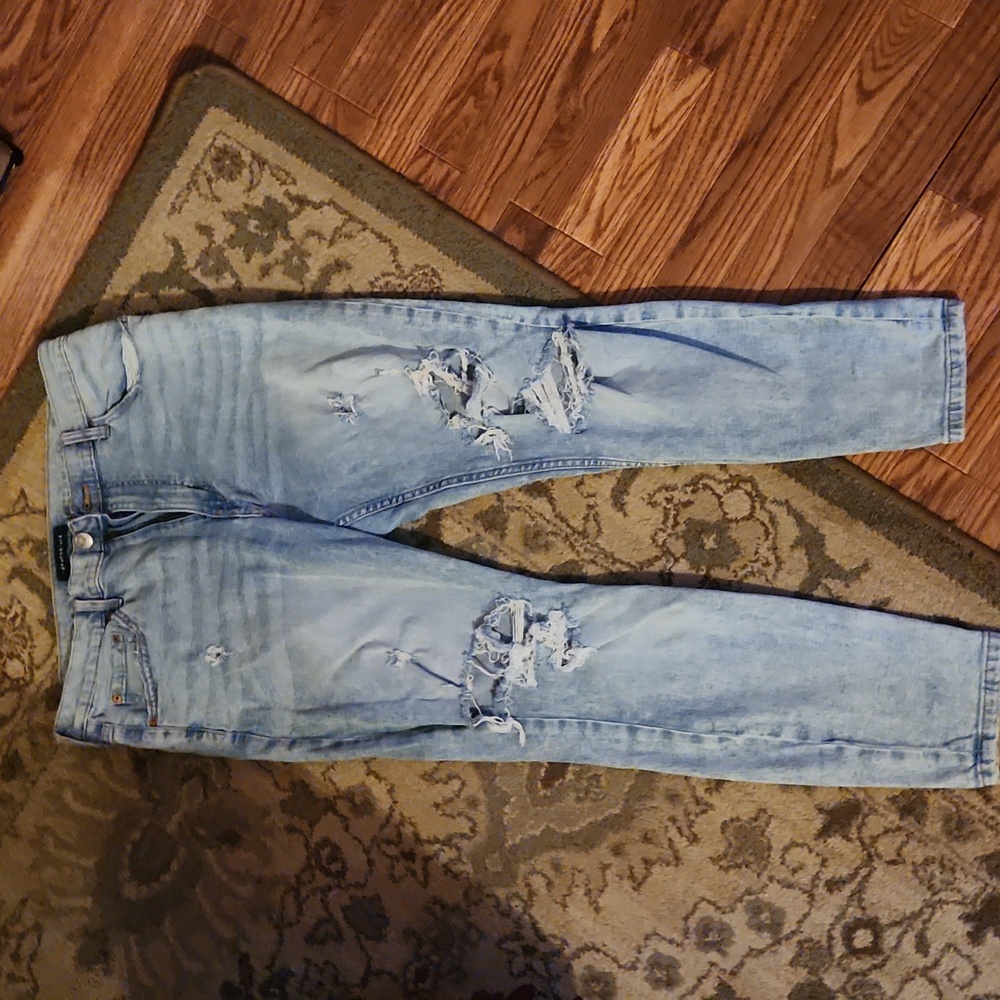 Aeropostale cheeky jegging women's light blue jeans